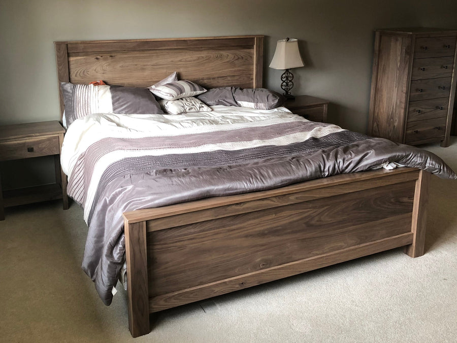 Walnut Shaker Bed Frame