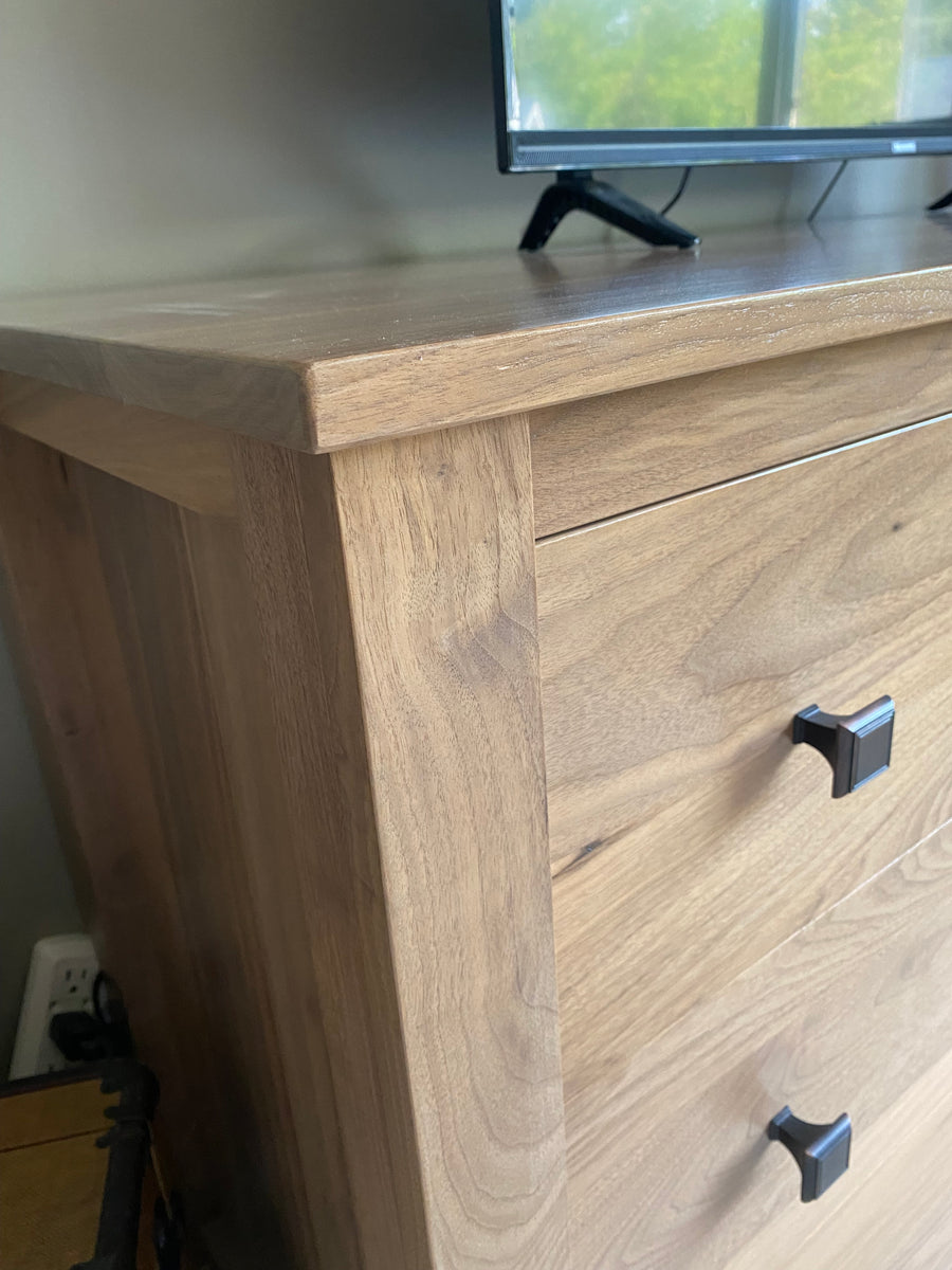 Walnut Shaker Dresser - Horizontal