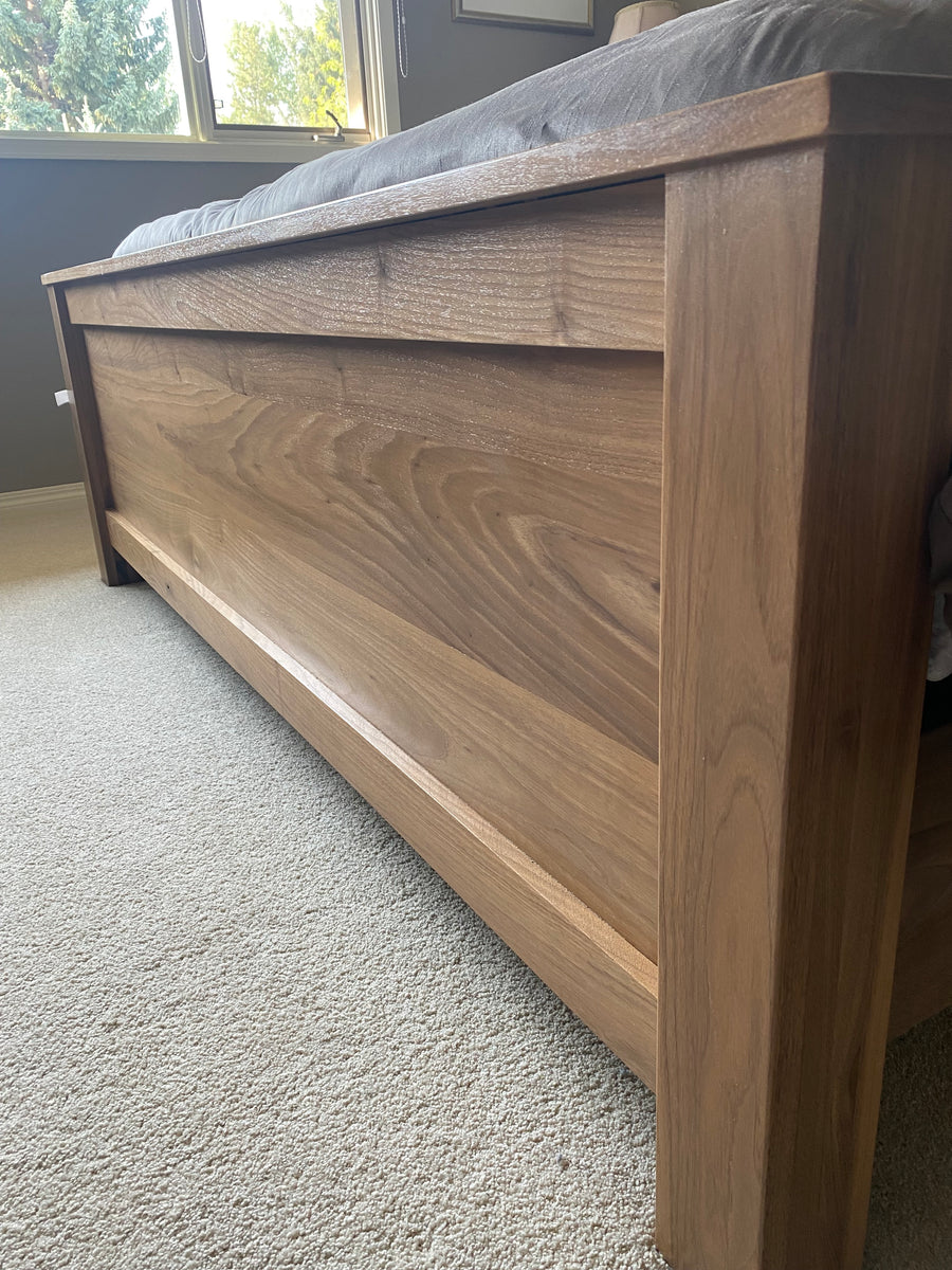 Walnut Shaker Bed Frame