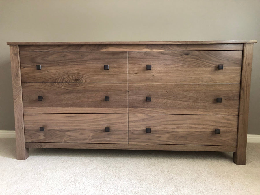 Natural Mattress Dresser Walnut Shaker Dresser - Horizontal